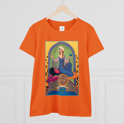 December & Tanzanite (from the Gem Series) by Sofia Chiostri Women's Midweight Cotton Tee