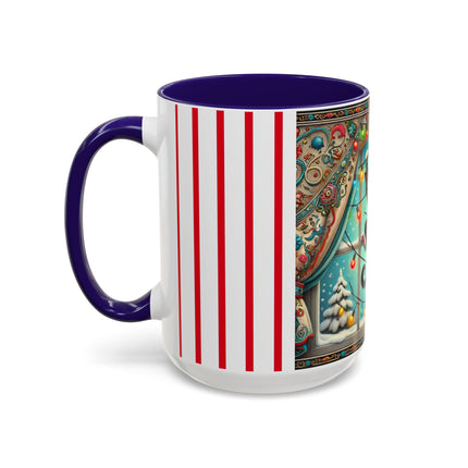 Mischief in Tinselland Colorful Mugs (11oz, 15oz)