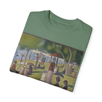 A Sunday on La Grande Jatte by Georges Seurat Unisex Garment-Dyed T-shirt
