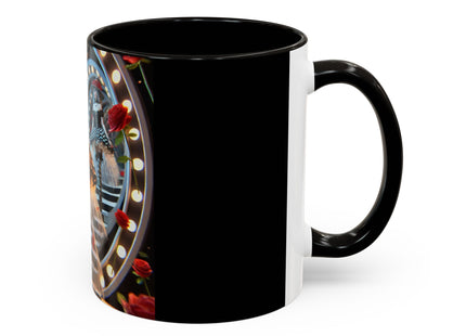 Halloween Witch Through the Mirror Colorful Mugs (11oz, 15oz)