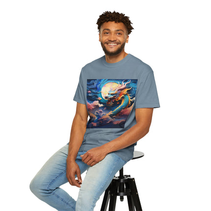 A Dragon's Ascent Unisex Garment-Dyed T-shirt