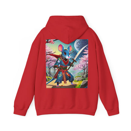 Cyber Samurai Rat – Heavy Blend™ Hooded Sweatshirt