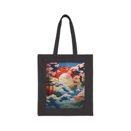 Twilight Serenity Cotton Canvas Tote Bag
