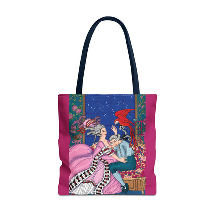The Jealous Parrot by George Barbier Tote Bag (AOP)