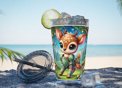 Fawn Defender Sunsplash Tumbler with Straw, 16oz