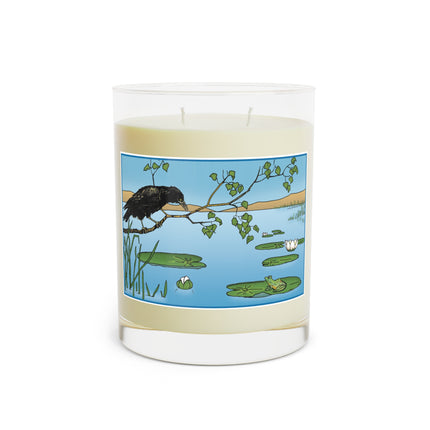 The Crow and the Frog Scented Candle - Full Glass, 11oz