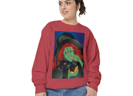 Mirror, Mirror A Witch's Touch Unisex Garment-Dyed Sweatshirt