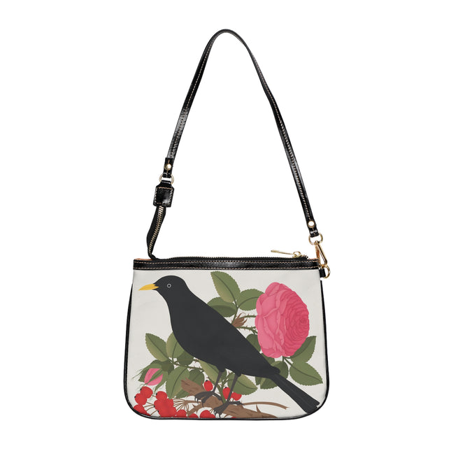 Blackbird & Rose Shoulder Bag – Timeless Beauty & Elegant Charm
