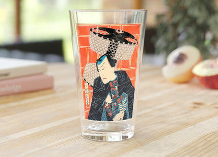 The Actor Kawarasaki Gonjūrō for a Fire Troupe by Tsukioka Yoshitoshi Glass, 16oz