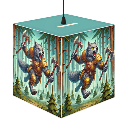 🐾⚔️ The Wolverine Vanguard Light Cube Lamp – Untamed Strength & Fearless Resolve