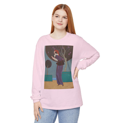 Les Lucioles by Charles Martin Garment-dyed Long Sleeve T-Shirt