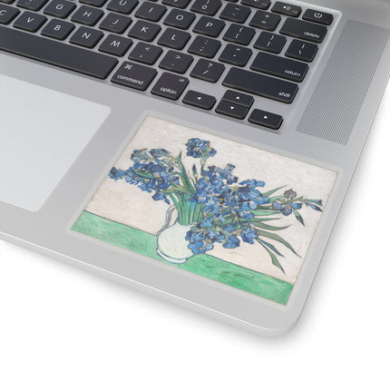 Irises by Vincent Van Gogh Kiss-Cut Stickers (4 Sizes)
