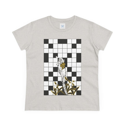 The Crossword Women's Midweight Cotton Tee