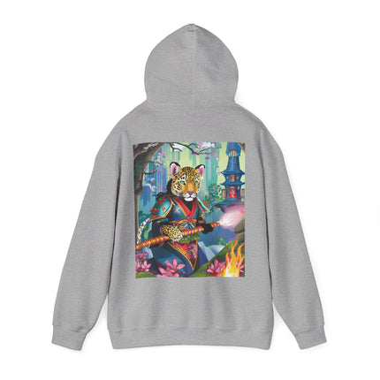 Cyberpunk Leopard – Heavy Blend™ Hooded Sweatshirt