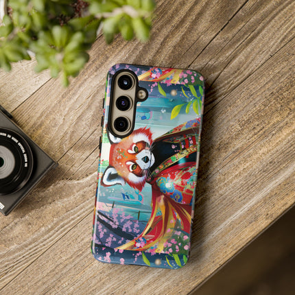 Cybernetic Red Panda Phone Cases