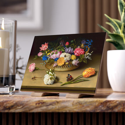 Flower Still Life by Ambrosius Bosschaert Ceramic Tile