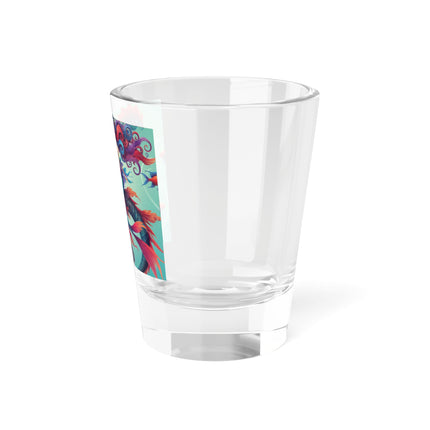 Mermaid & Sea Dragon Shot Glass – Ocean Guardian & Mythic Beauty