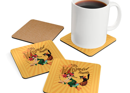 The Bewitching Ride Corkwood Coaster Set