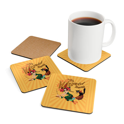 The Bewitching Ride Corkwood Coaster Set