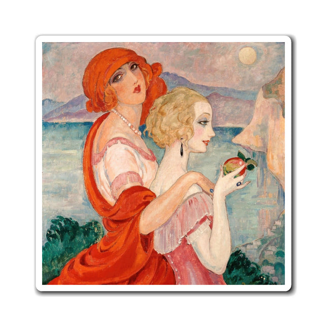 Sur la Route d'Anacapri by Gerda Wegener Magnets (3 Sizes)