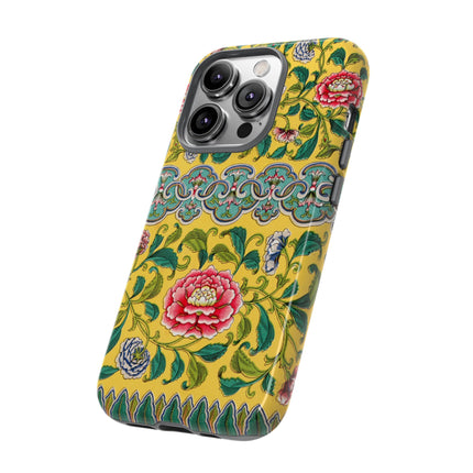 Chinese Floral Illustration by Owen Jones Phone Cases