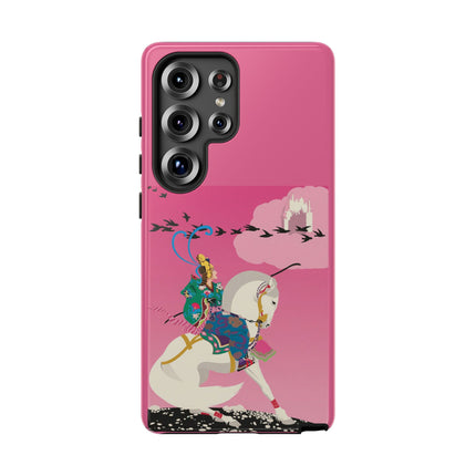 Samurai Princess on the White Steed Phone Case – Epic Grace & Mythic Power