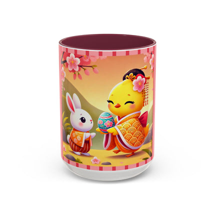 Whimsical Springtime Exchange Colorful Mugs (11oz, 15oz)