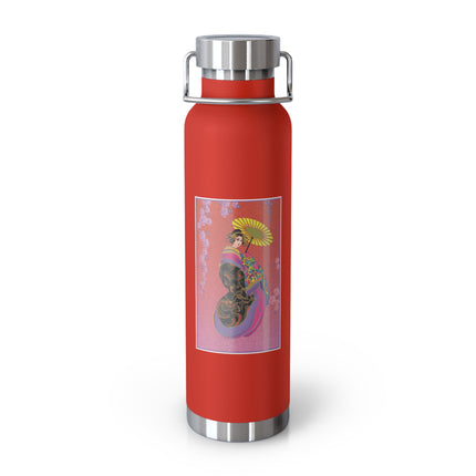 Enchanting Geisha Copper Vacuum Insulated Bottle, 22oz