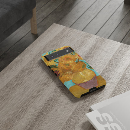 Vase with Twelve Sunflowers by Vincent Van Gogh Phone Cases