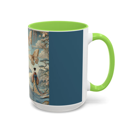 Butterfly Empress Colorful Mug – Graceful Butterflies & Timeless Elegance