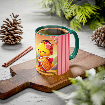 Whimsical Springtime Exchange Colorful Mugs (11oz, 15oz)