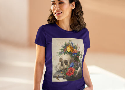 Vanitas Still Life by Herman Henstenburgh Women's Midweight Cotton Tee