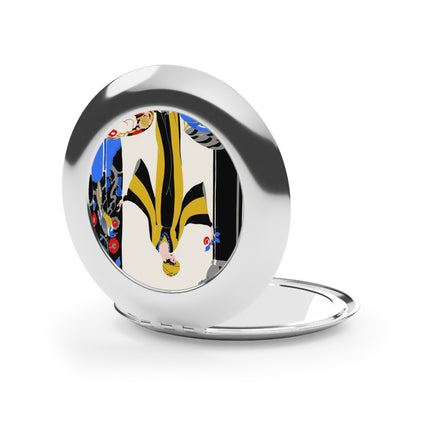 Art Deco Flapper Compact Mirror – Elegant Glamour & Timeless Style