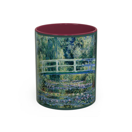 Water Lilies and Japanese Bridge by Claude Monet Colorful Mugs (11oz, 15oz)