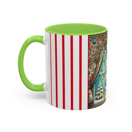 Mischief in Tinselland Colorful Mugs (11oz, 15oz)
