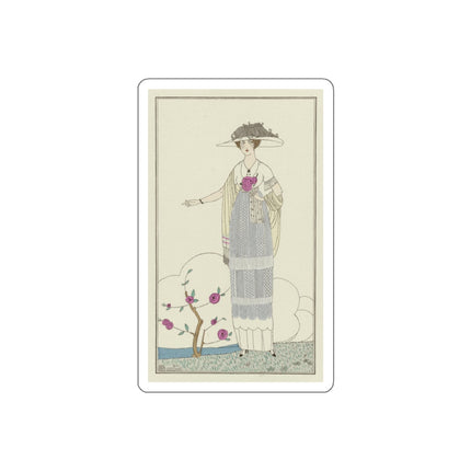 Robe de linon (Linen Dress) by Charles Martin Die-Cut Stickers (5 Stickers)