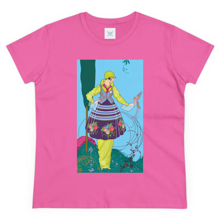 Exquisite Elegance by Umberto Brunelleschi Women's Midweight Cotton Tee