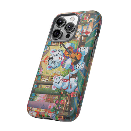 Melodies of the Snow Lion Cub Phone Cases