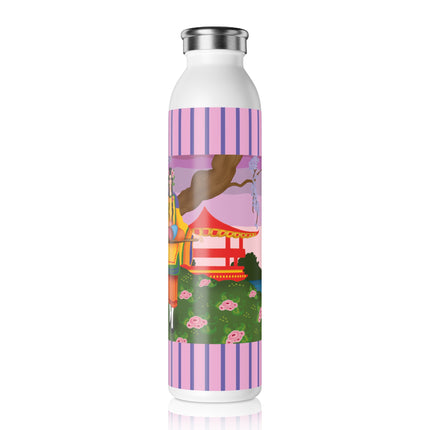 Elegance and Blooms Slim Water Bottle