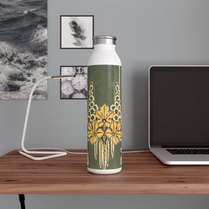 La décoration moderne dans le textile Pl. 2 by Gaston Charlet Slim Water Bottle