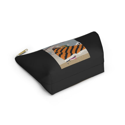 Snowfall Courtesan Cosmetic Bag – Whimsical Winter Elegance