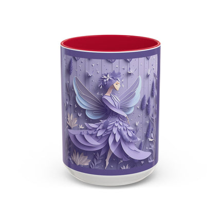 Lavender Fairy Colorful Mugs (11oz, 15oz)