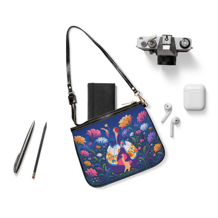 🐦🌸 The Enchanted Birdsong Small Shoulder Bag – Art Deco Garden Whimsy