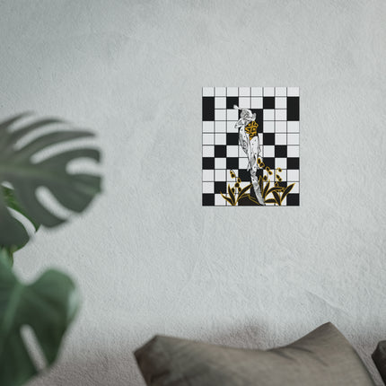 Woman and the Crossword Fine Art Posters