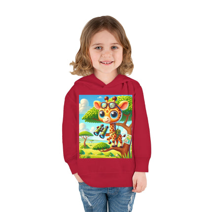 Giraffe Lookout Toddler Pullover Fleece Hoodie