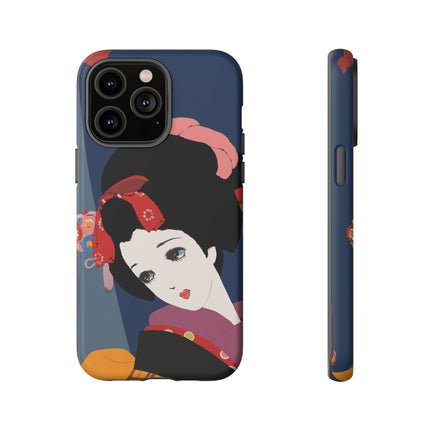 Geisha Portrait Phone Case – Elegant Beauty & Timeless Grace