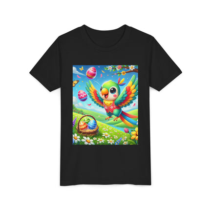 Easter Parrot Youth Short Sleeve Tee