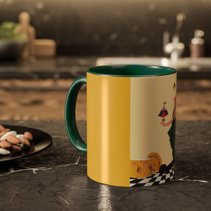 The Marionette Colorful Mugs – Theatrical Glamour & Cabaret Elegance