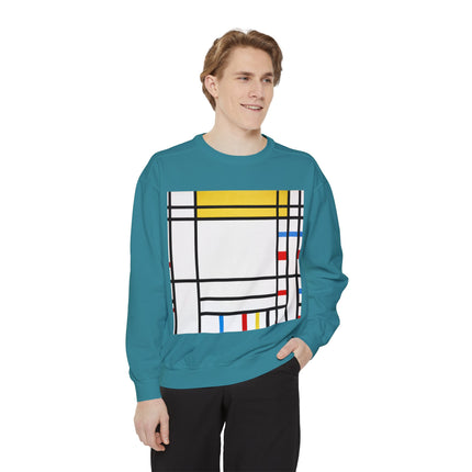 Place de la Concorde by Piet Mondrian Garment-Dyed Sweatshirt