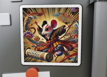 Theatrical Mouse on a Mission Die-Cut Magnets (5 Sizes)